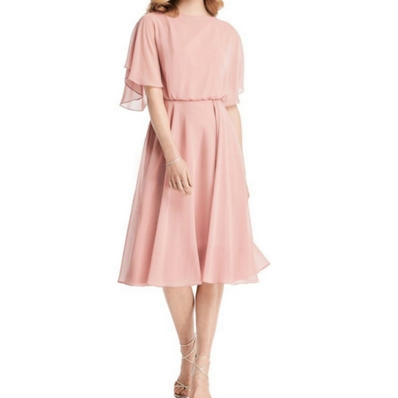 New Jenny Packham Pink A-Line Dress Size 8 - Picture 1 of 3